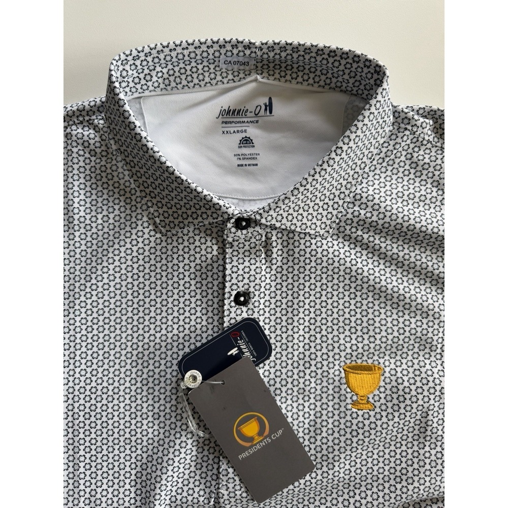 Johnnie-O Performance Presidents Cup Golf Polo Sun Protection UPF 50 NWT NEW XXL
